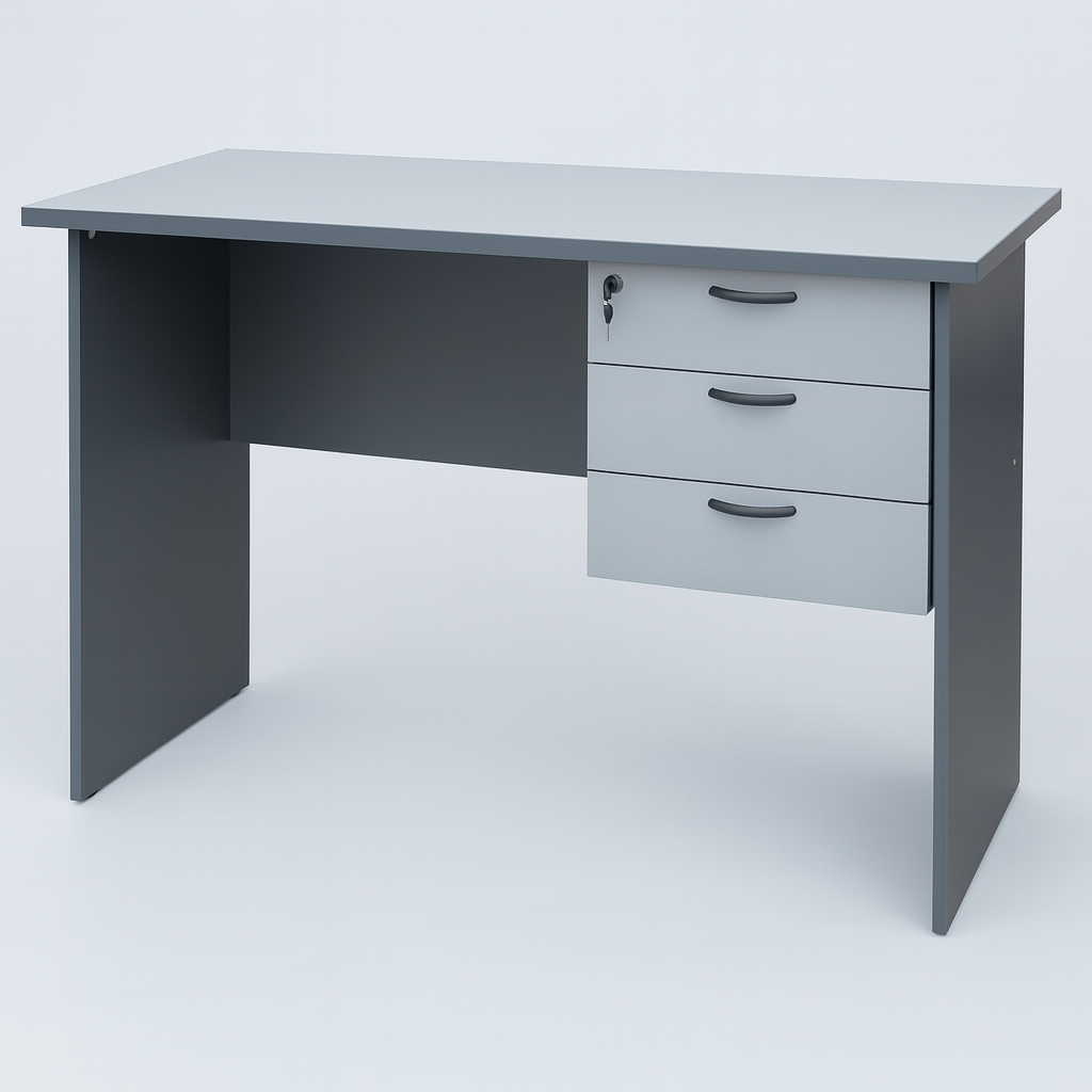1200mm - 2 Tone Grey Office Table