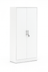 High Swing Door Wooden Cabinet – White
