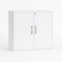 Low Swing Door Wooden Cabinet β White