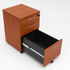 Mobile 2+1 Drawers Pedestal - Cherry