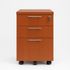 Mobile 2+1 Drawers Pedestal - Cherry
