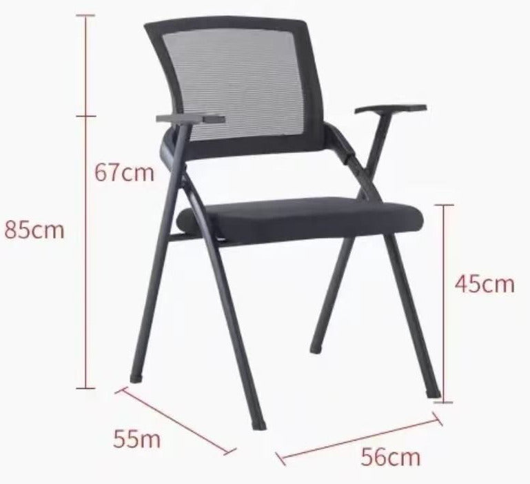 Foldable Mesh Training Chair with Writing Tablet - YOE 66
