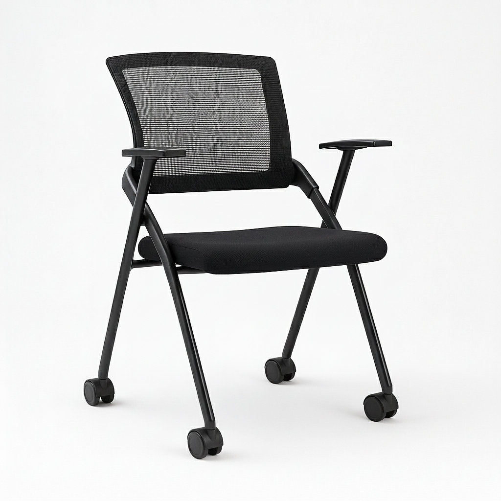 Foldable Mesh Training Chair with Writing Tablet - YOE 66