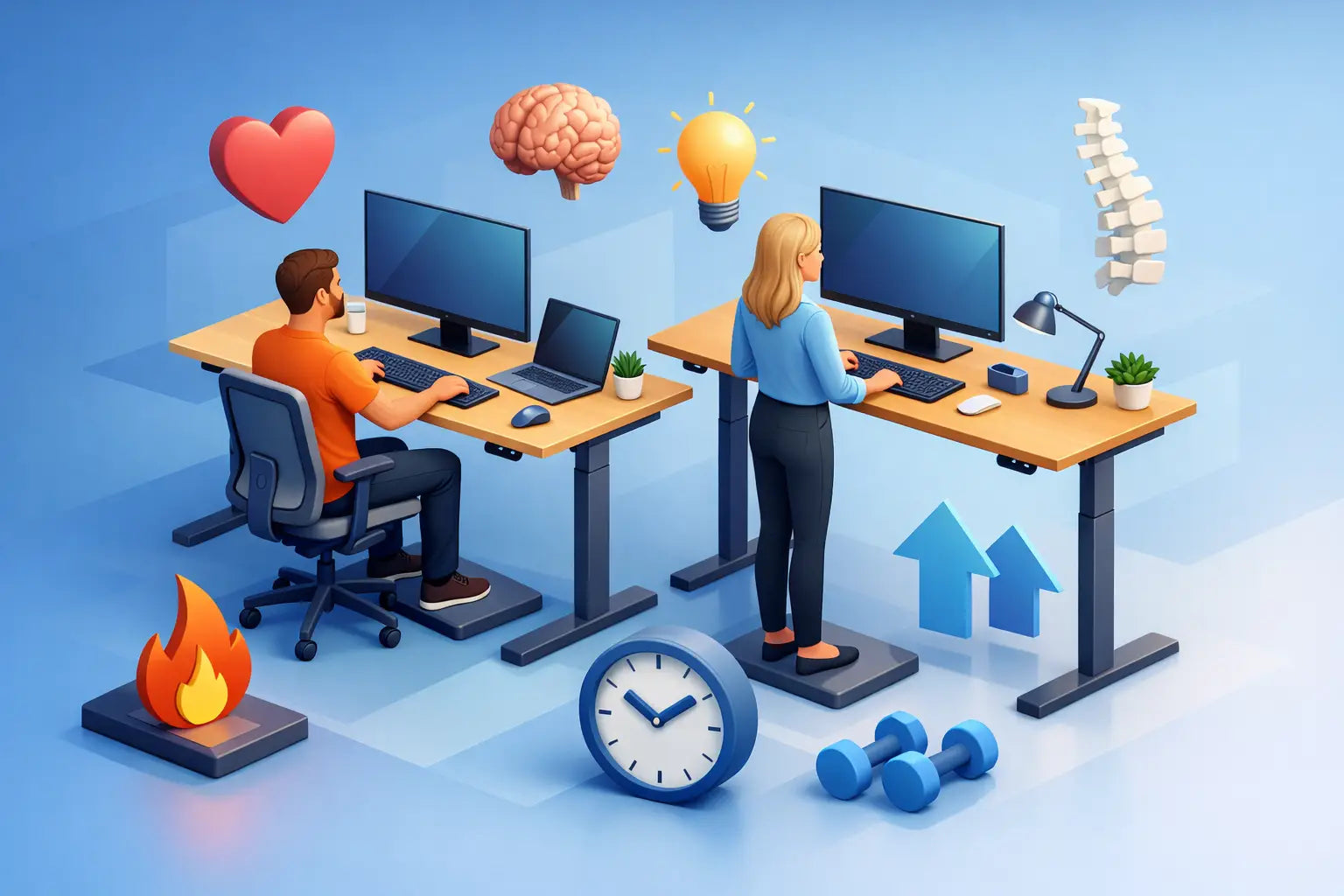 7 Sit Stand Desk Benefits That Matter