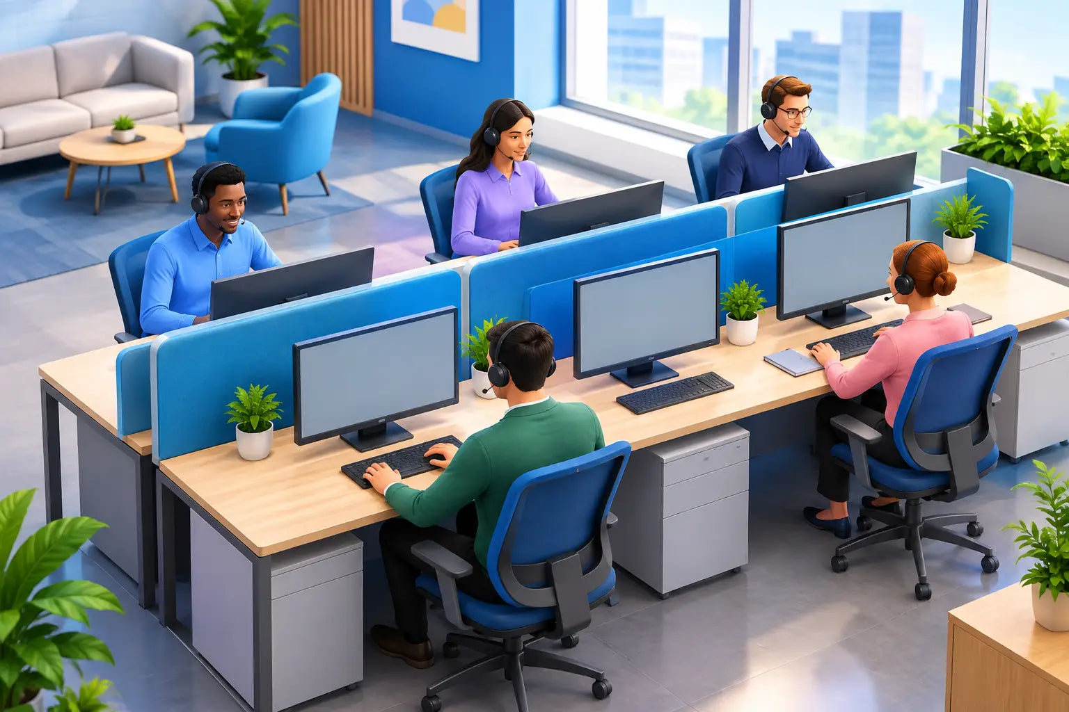 Call Center Seating That Keeps Teams Productive