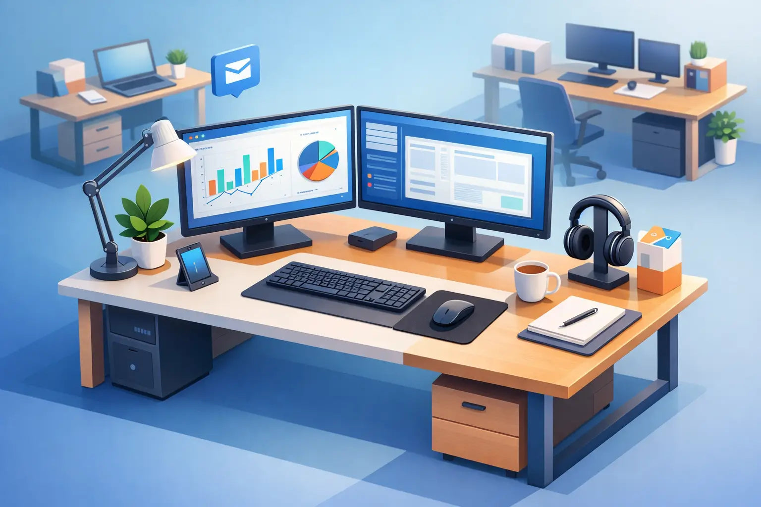 10 Best Desks for Dual Monitors and Busy Workdays