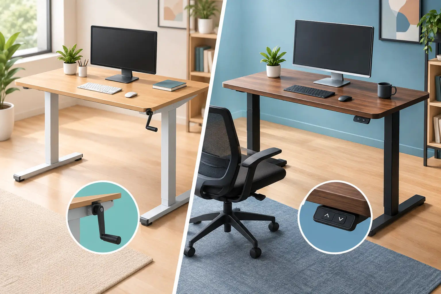 Manual Versus Electric Height Desks Compared