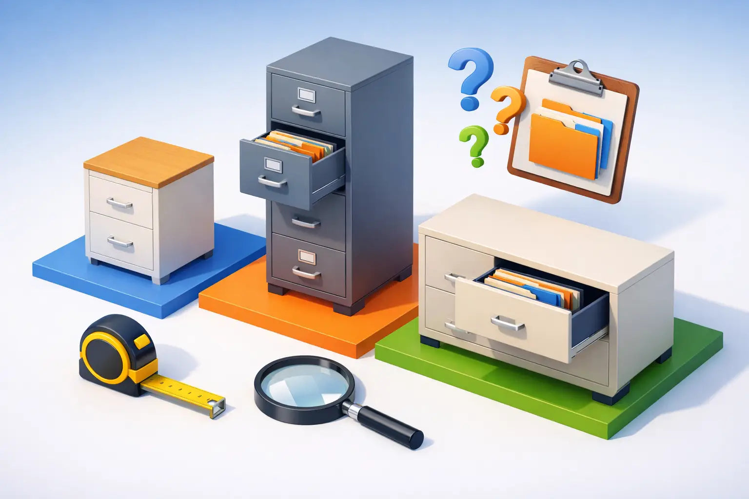How to Pick a Filing Cabinet That Fits