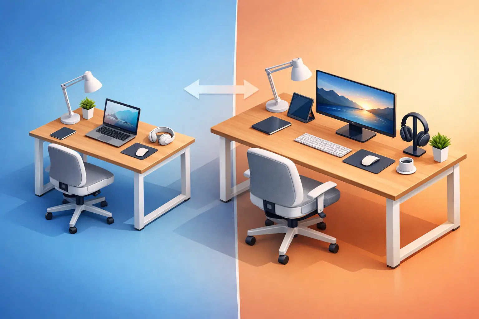 1200 Desk vs 1400 Desk: Which Size Fits?