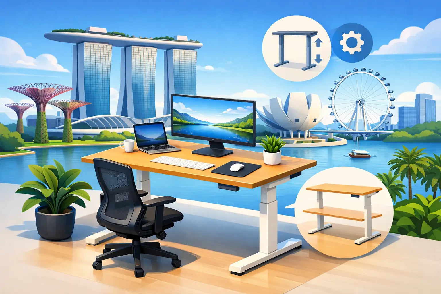 Height Adjustable Desk Singapore Buying Guide