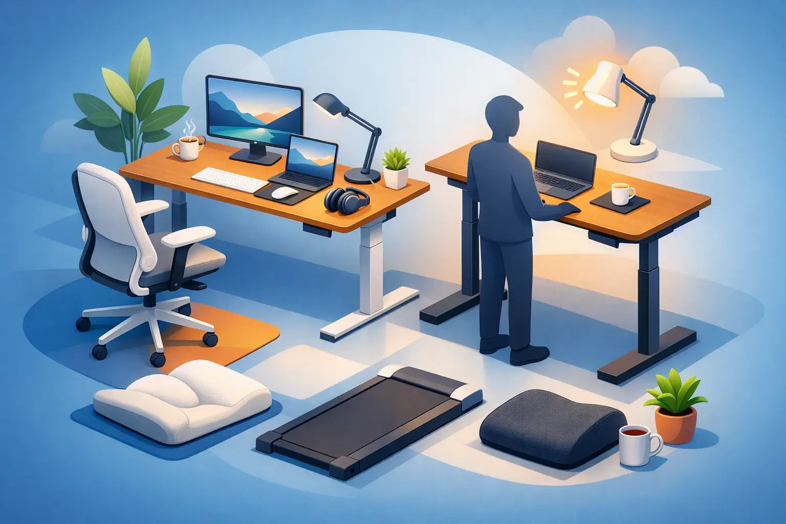 Electric Tables That Make Work More Comfortable