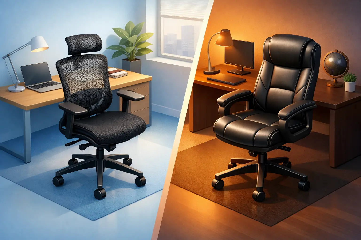 Mesh Chair vs Leather Chair for Your Office