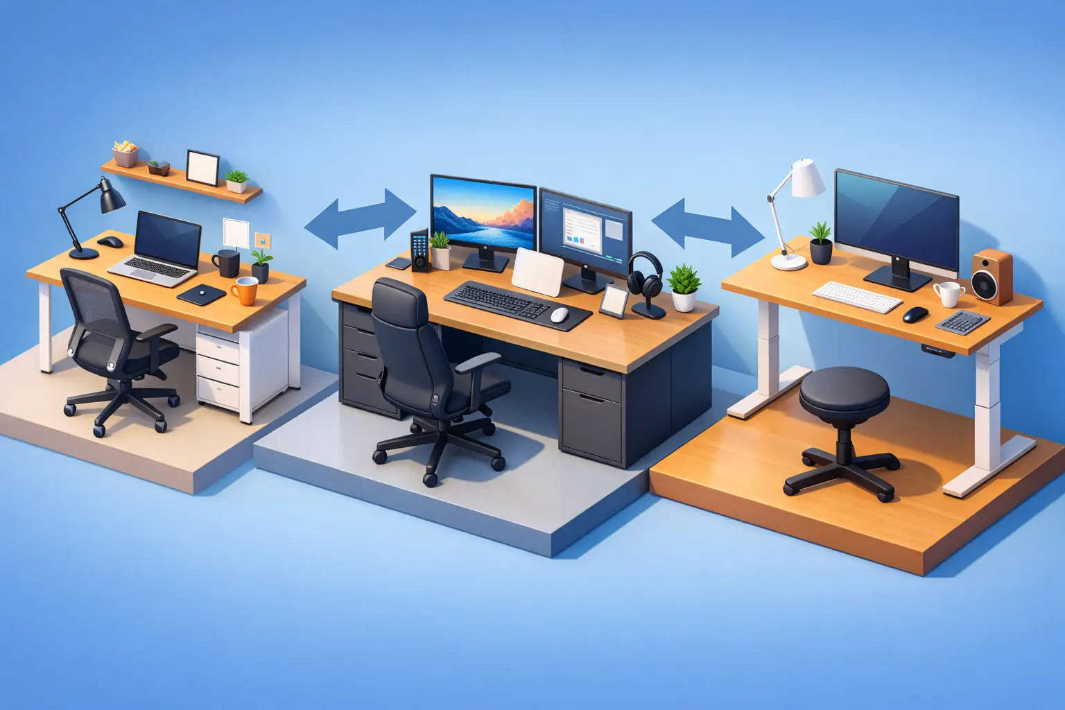 A Home Office Desk Bundle Comparison for Buyers