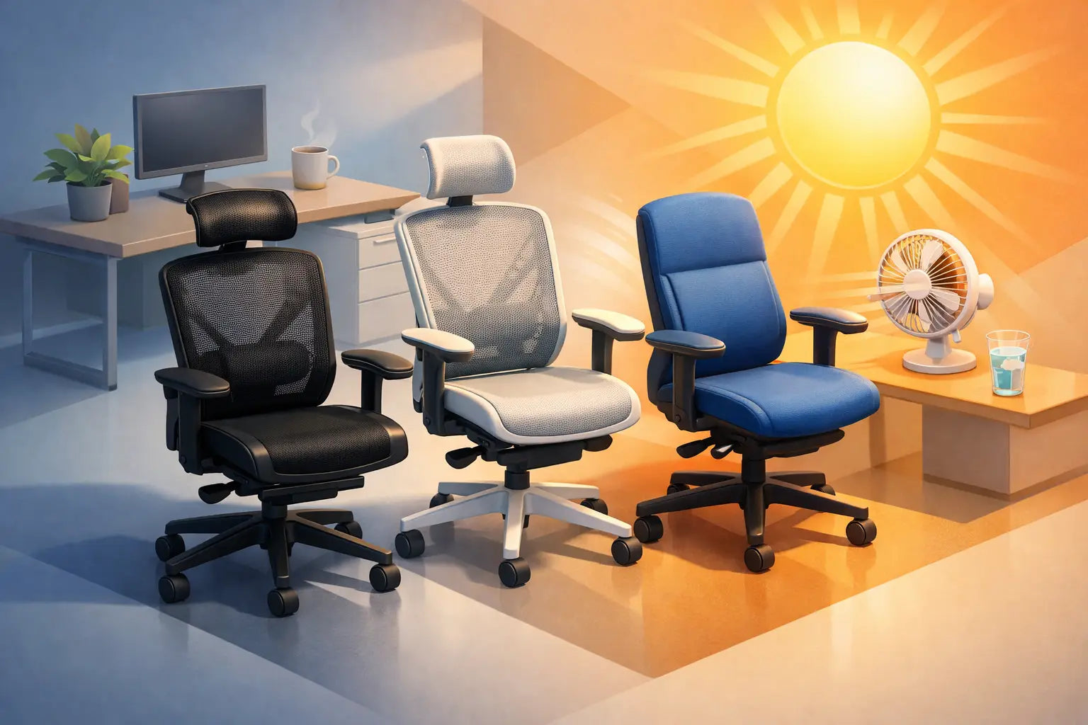 Best Office Chairs for Heat and Long Workdays
