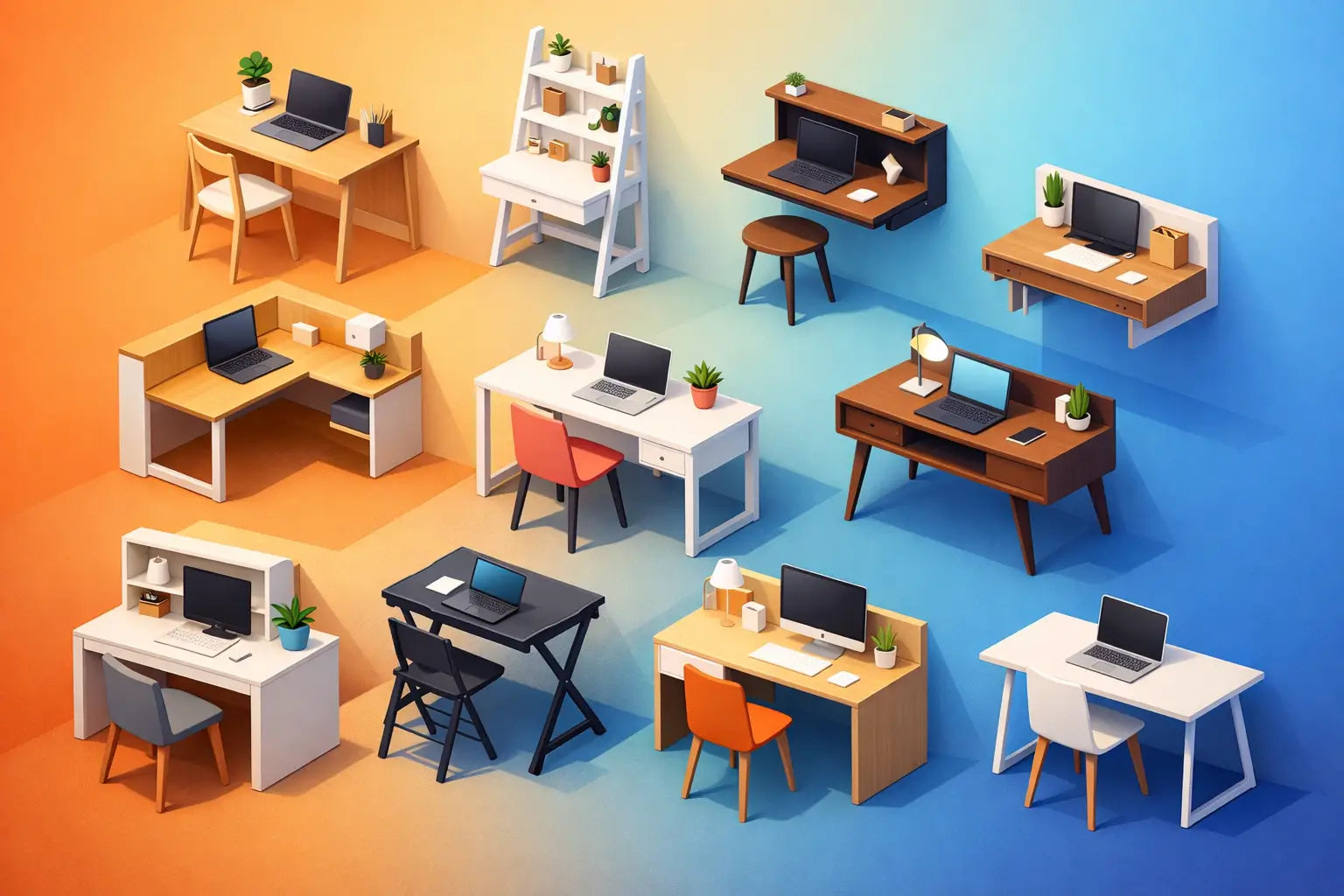 10 Best Desks for Small Rooms That Fit