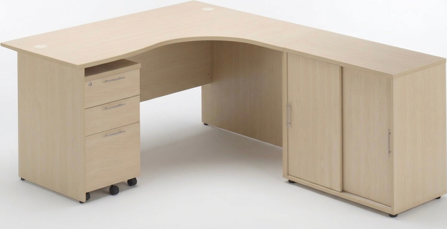 ERGONOMIC TABLE + CABINET