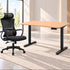 Natural Beech Top + Black Legs