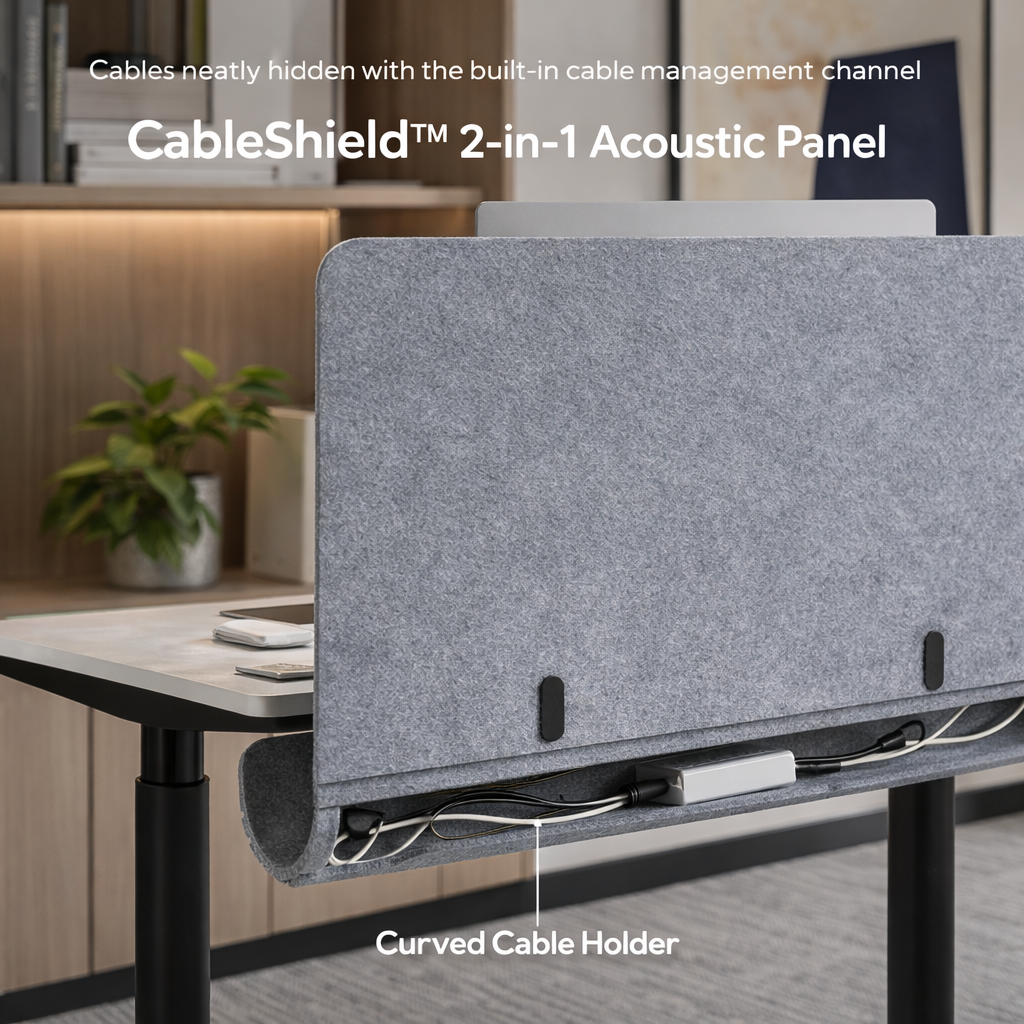 CableShield™ 2-in-1 Acoustic Panel