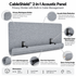 CableShield™ 2-in-1 Acoustic Panel
