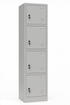 4-Door Metal Locker – Light Grey