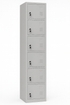 6-Door Metal Locker – Light Grey