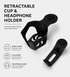 Retractable Cup & Headphone Holder