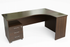 Ergonomic Table With Mobile Pedestal - Walnut