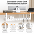 Extendable Under-Desk Cable Management Organizer – ElevatePro