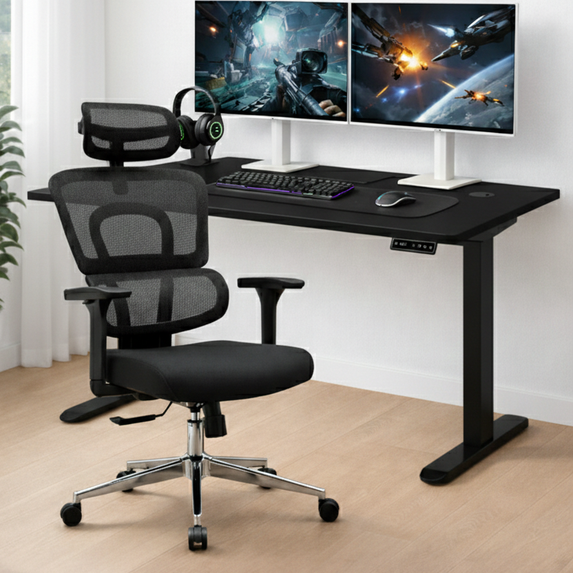 ElevateElite™ - Dual Motor Workstation Bundle