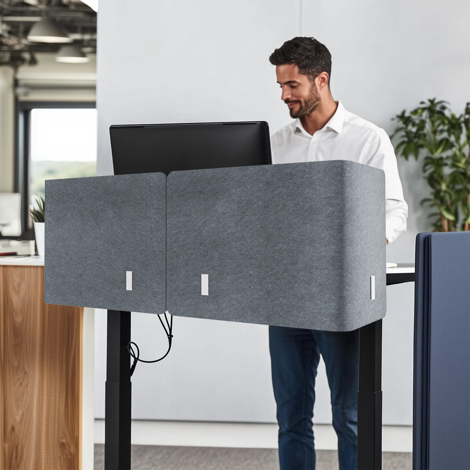 FlexiShield™ Acoustic Desk Panel