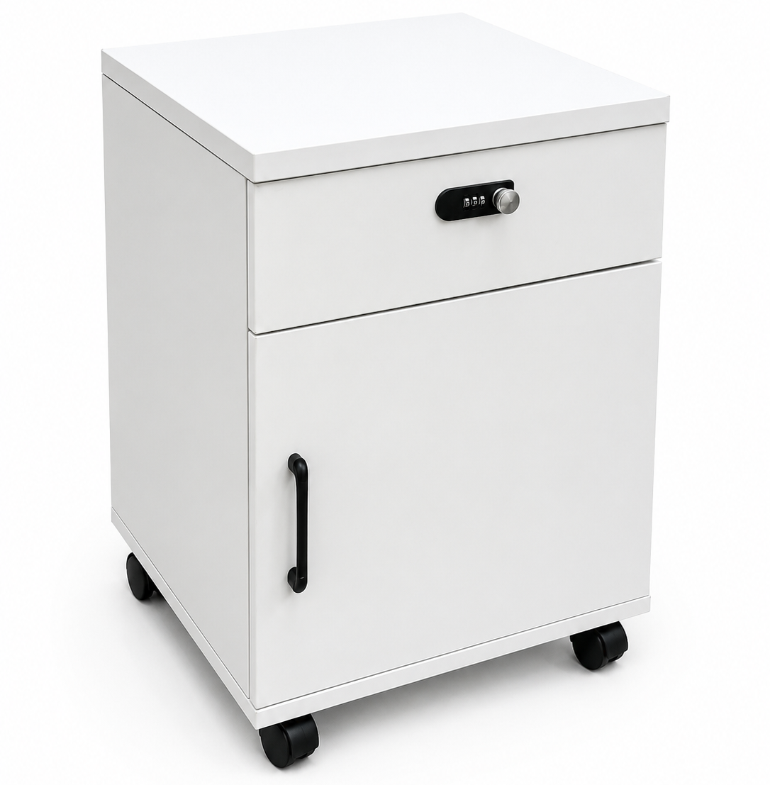 FlexiVault – 1 Drawer 1 Door Mobile Pedestal