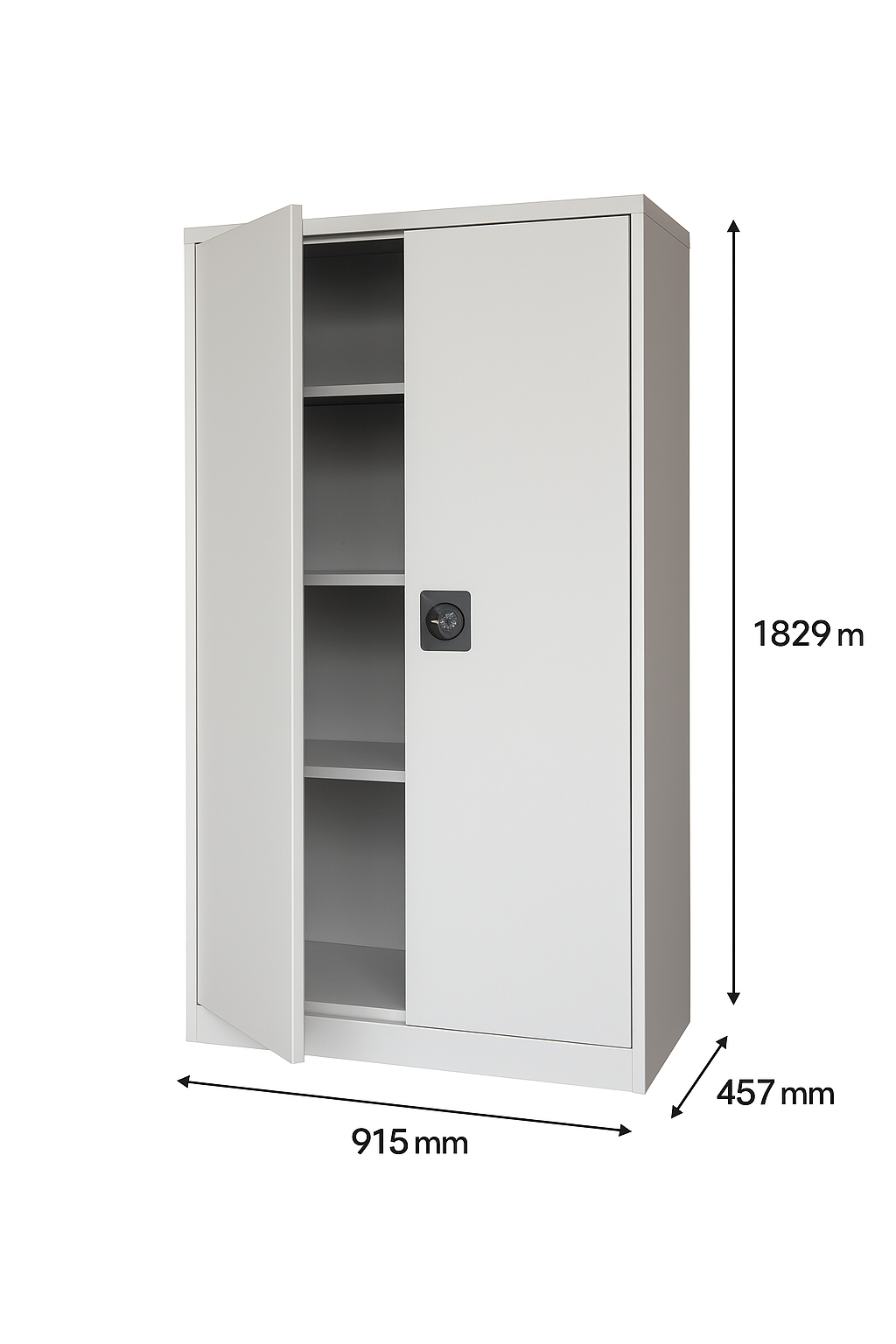 Full Height Steel Swing Door Cabinet