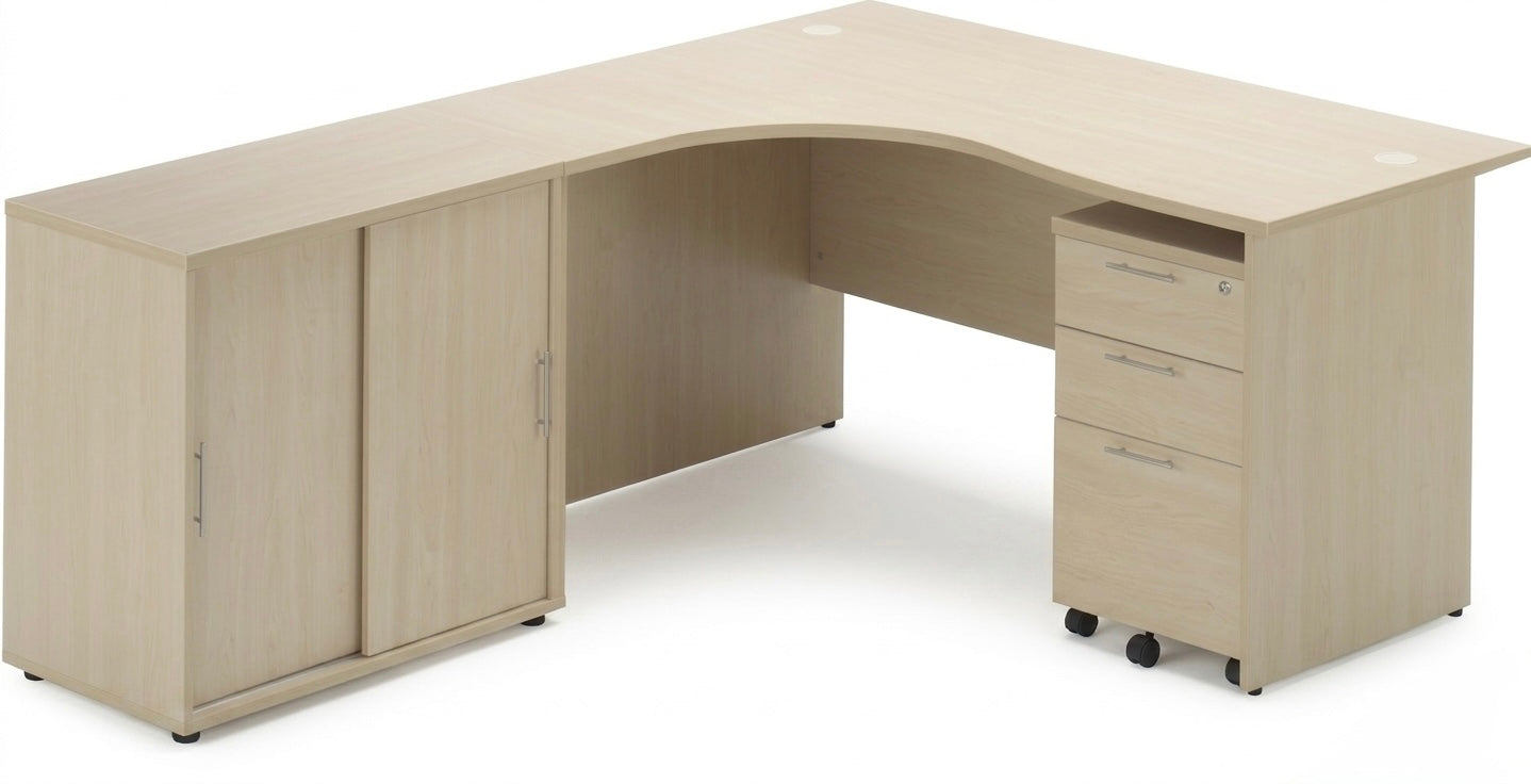 ERGONOMIC TABLE + CABINET