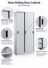 Full Height Steel Sliding Door Cabinet