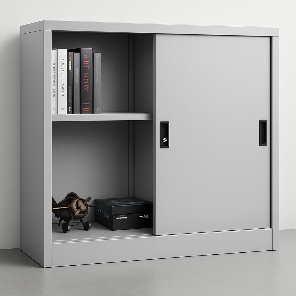HALF HEIGHT STEEL SLIDING CABINET