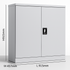 HALF HEIGHT STEEL SWING CABINET