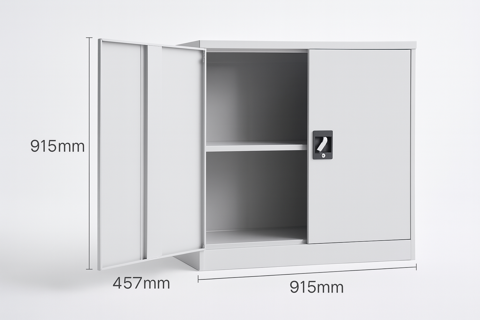HALF HEIGHT STEEL SWING CABINET