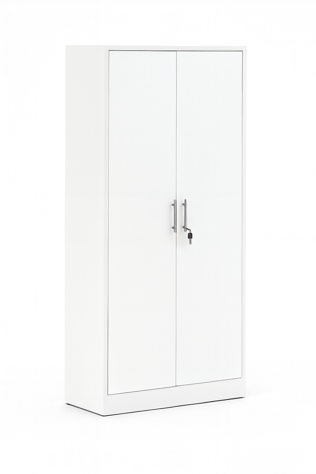 High Swing Door Wooden Cabinet – White