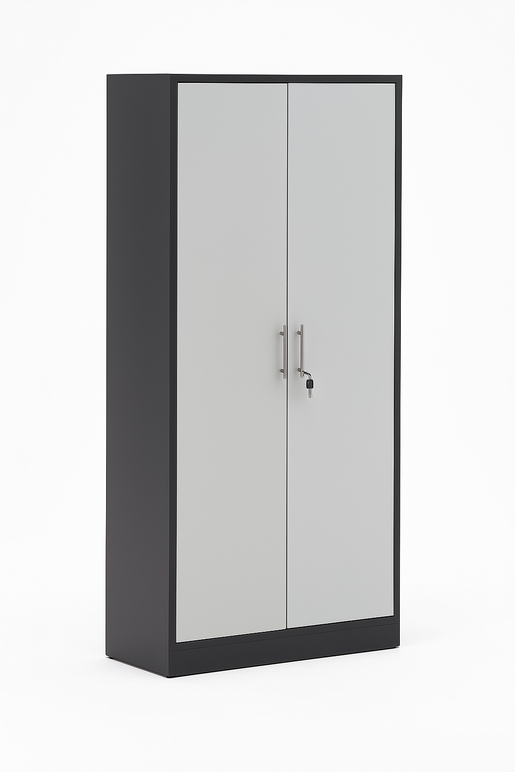 High Swing Door Wooden Cabinet – 2 Tone Grey