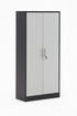 High Swing Door Wooden Cabinet – 2 Tone Grey