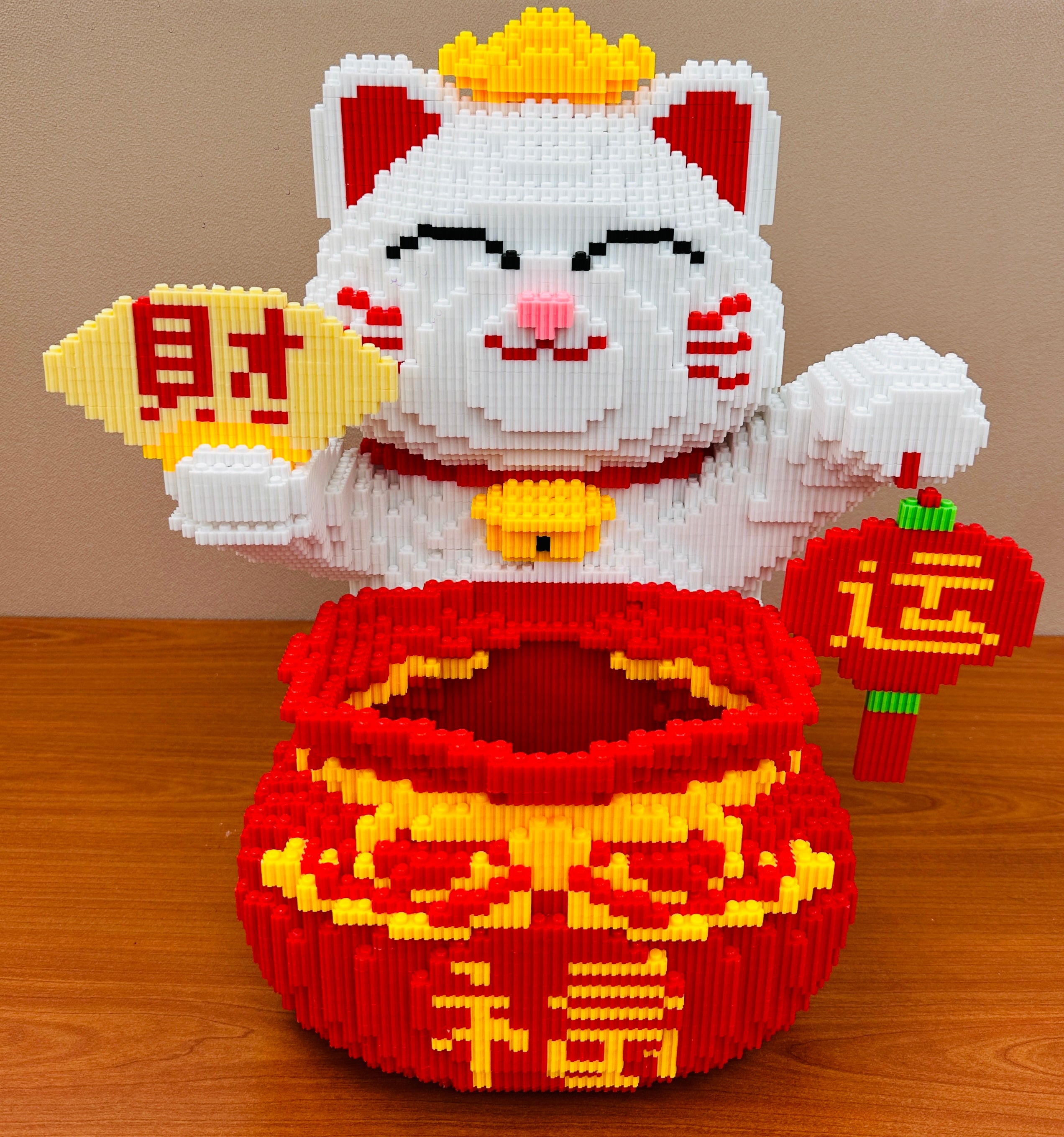 Fortune Cat With Treasure Pot