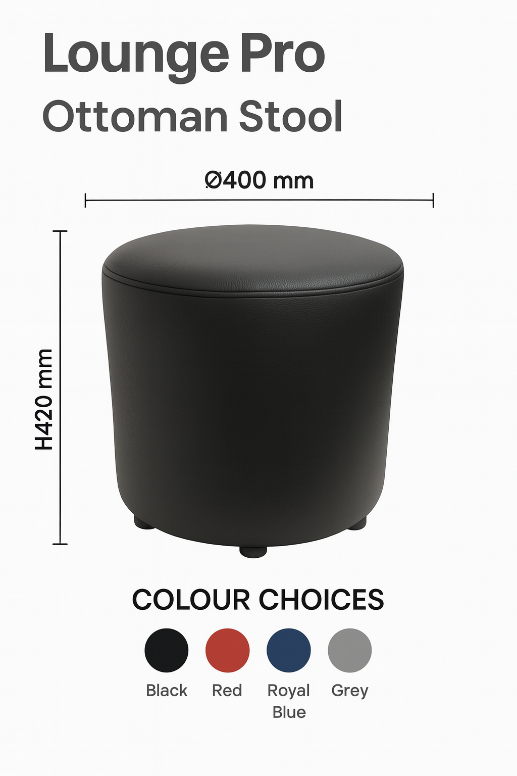 LoungePro Ottoman Stool