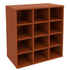 Low Pigeon Hole Wooden Cabinet – Cherry