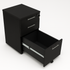 Mobile 2+1 Drawers Pedestal - Wenge