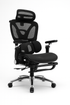 StratoMesh Ergonomic Chair with Footrest & 6D Armrest