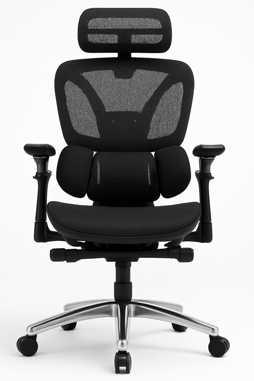 StratoMesh Ergonomic Chair with Footrest & 6D Armrest - YOE S9