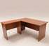 L-Shape Table with 3 Fixed Drawers – Cherrywood
