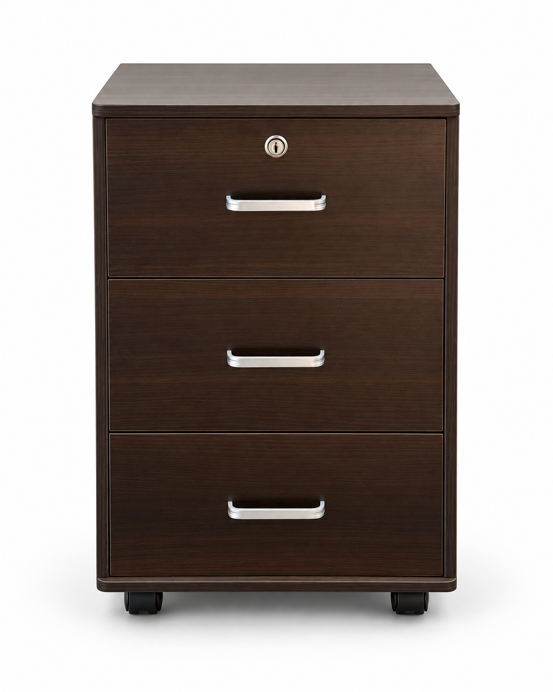 3-Drawer Mobile Pedestal with Lock