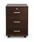 3-Drawer Mobile Pedestal with Lock