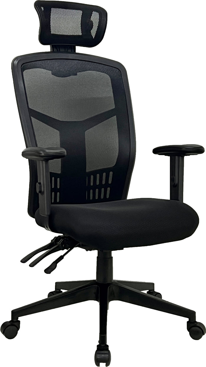 YOE EM36 - Mesh Chair With Adjustable Armrest